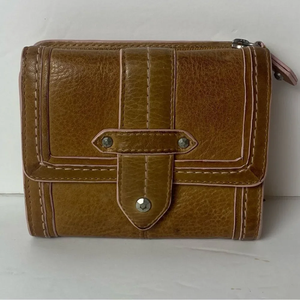 Sigrid Olsen Accessories Brown Leather Trifold Wallet